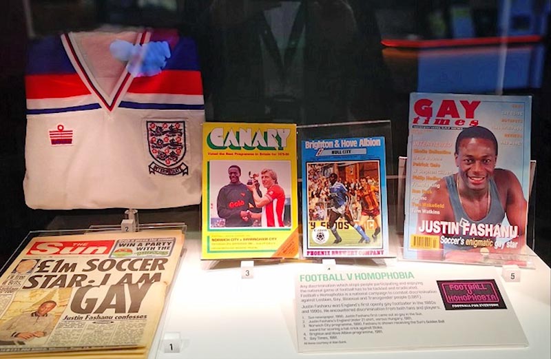 England shirt and football programmes