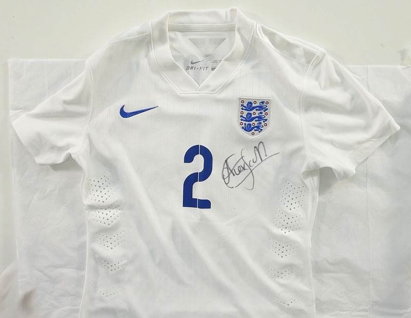 Alex Scott England shirt
